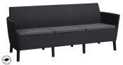 SALEMO 3 seater sofa - grafit