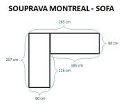 MONTREAL ratanová souprava ANTRACIT