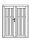 Dřevěné dveře Linde 149x181 cm, plné, dvoukřídlé
