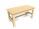 Dřevěný stůl Zuzana 160 x 79, 5x 79 cm - bez impregnace bez impregnace