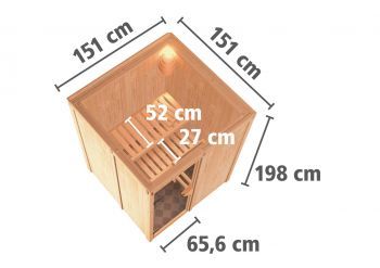 Finská sauna Norin (59622)