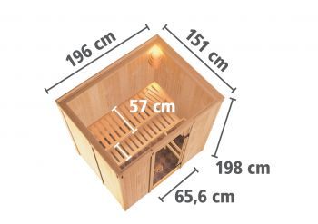Finská sauna Bodin (47829)