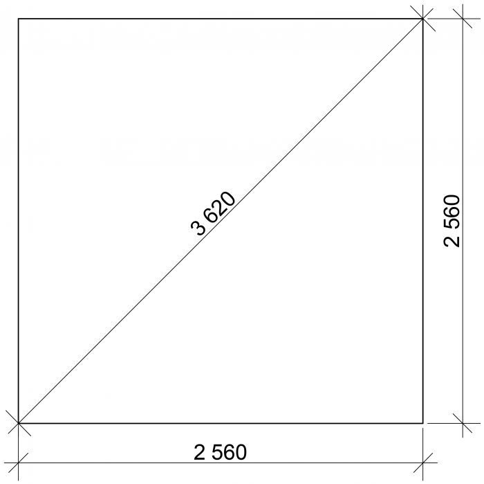 Dřevník Standard 250x250