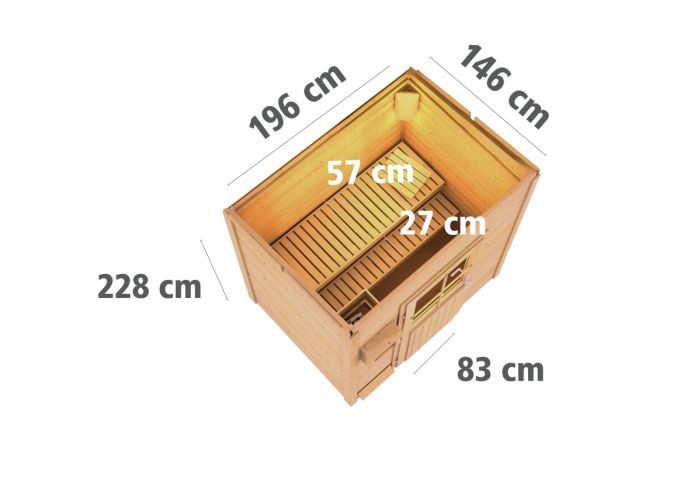 Venkovní finská sauna Jorgen